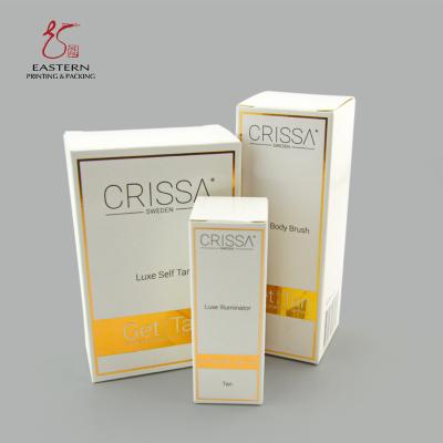 Flat CMYK Printing SGS Custom Skincare Packaging , Cardboard Decorative Boxes For Body Scrub