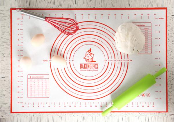 Knead Paste Flour Silicone Baking Mat / Silicone Heat Resistant Mat 60*40*0.045cm