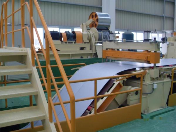 300-5000mm comprimento de chapa cortável linha de corte de bobina de aço com corte e competitivo