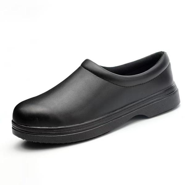 Calzado de cocinero a medida Anti-quema de aceite resistente al deslizamiento Calzado de trabajo para hotel y cocina