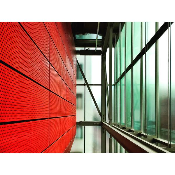 Pared de oficina residencial con panel acústico perforado Pared de madera de 18 mm