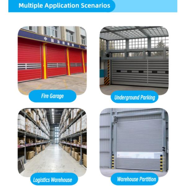 Промышленная высокоскоростная спиральная дверь 220 мм Электрическая алюминиевая сплав сэндвич панель быстрый ролик Фабрика прямая продажа