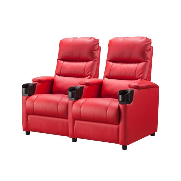 Sturdy Construction Movie Room Seating With Genuine Leather Safety And Stability