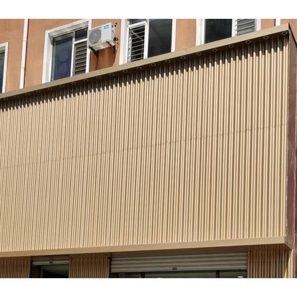 Aluminum Corrugated Metal Ceiling Panels Polyester Powder Coated