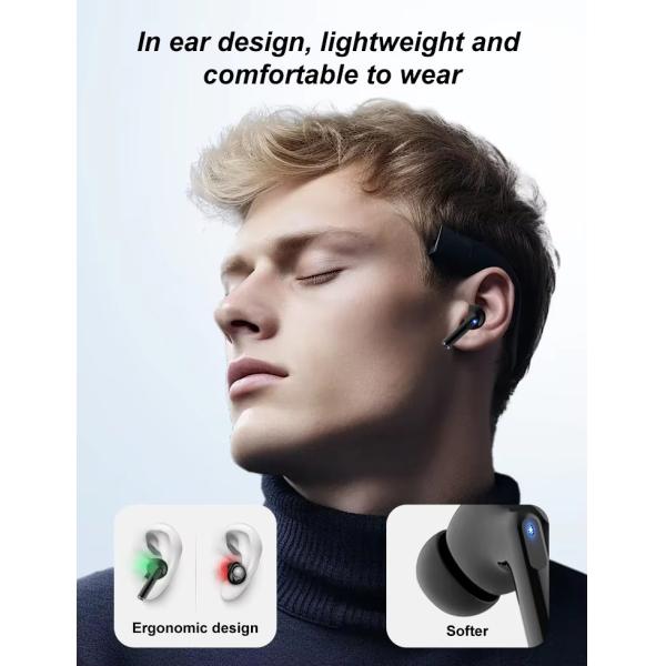 iPod Pro Tws auriculares inalámbricos 2024 en el oído auriculares cancelación de ruido Hifi Sport Mini auriculares de dientes azules