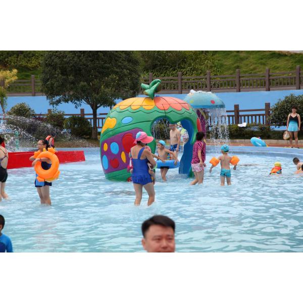 La fibra de vidrio y el PVC grandes rocían el equipo del parque para 3 ~ 5 personas