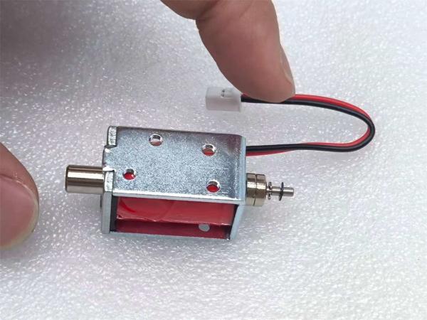 U0629 Open Frame and Small Magnets 24V DC Push Pull Solenoid Small Size Linear Motion Actuator