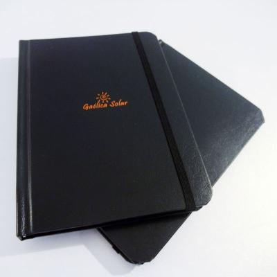 Les services d'impression faits sur commande personnalisés de bloc-notes d'affaires de l'unité centrale garnissent en cuir le carnet