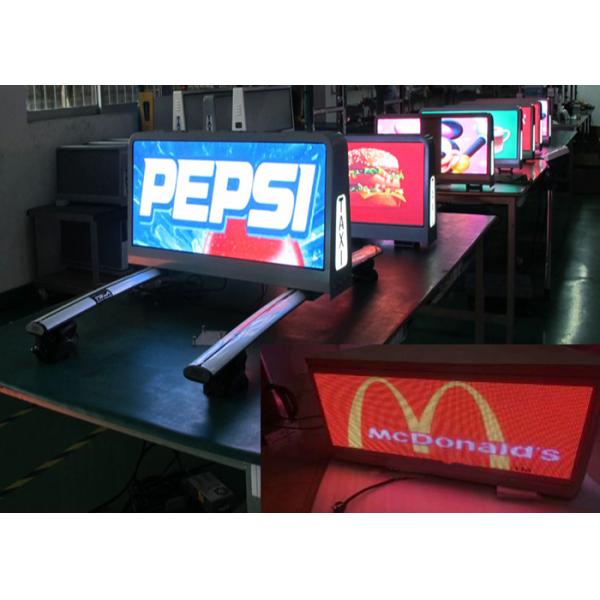 Digital Taxi Roof LED Advertising Billboards Waterproof Surpport USB/3G/4G/WIFI
