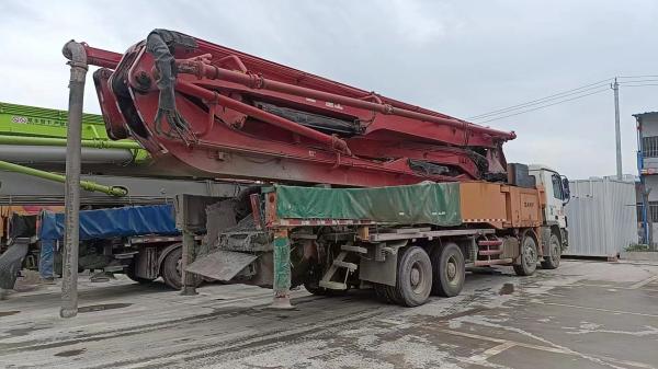 SA Ny 52m Concrete Boom Pump Heavy Equipment Truck Mounted Pump for High Productivity