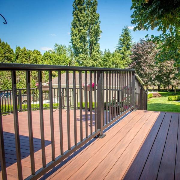6063T5 Aluminum Prefab Interior Stair Railings Modern Ornamental Metal Handrails