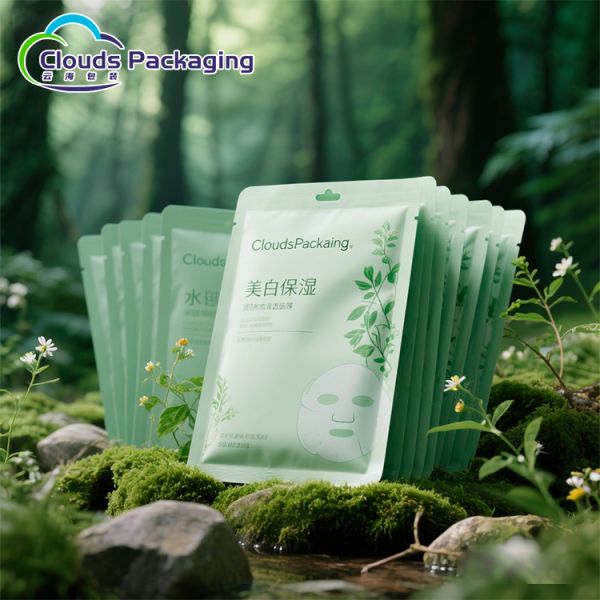 Heat Seal 3 Side Seal Sachet for Skin Care Products Facial Mask Packaging