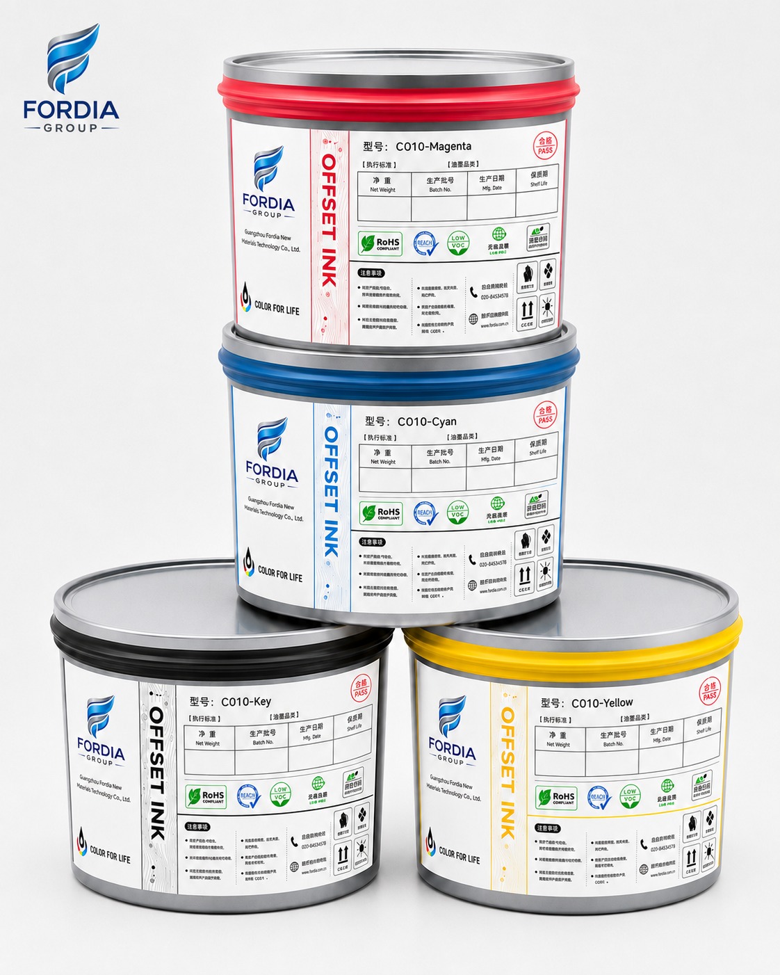 Eco Friendly Resin Sheet Fed Offset Printing Ink High Gloss Speedy Dry