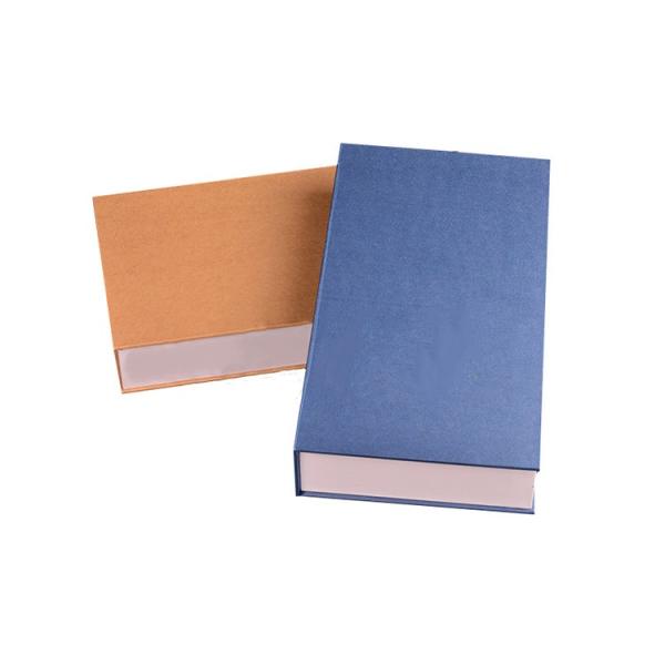 Square False Book Shaped Storage Box Gift Corrugated Cardboard ODM