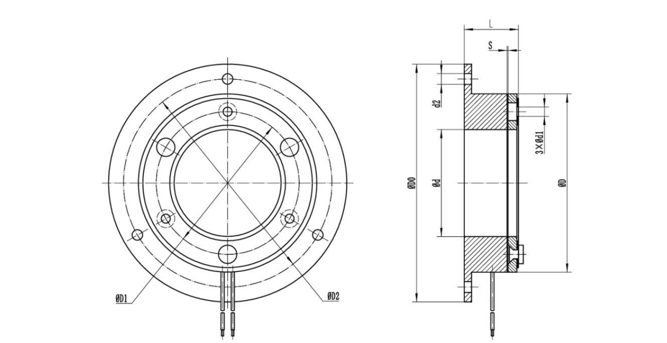 Large Hollow Permanent Magnet Brake