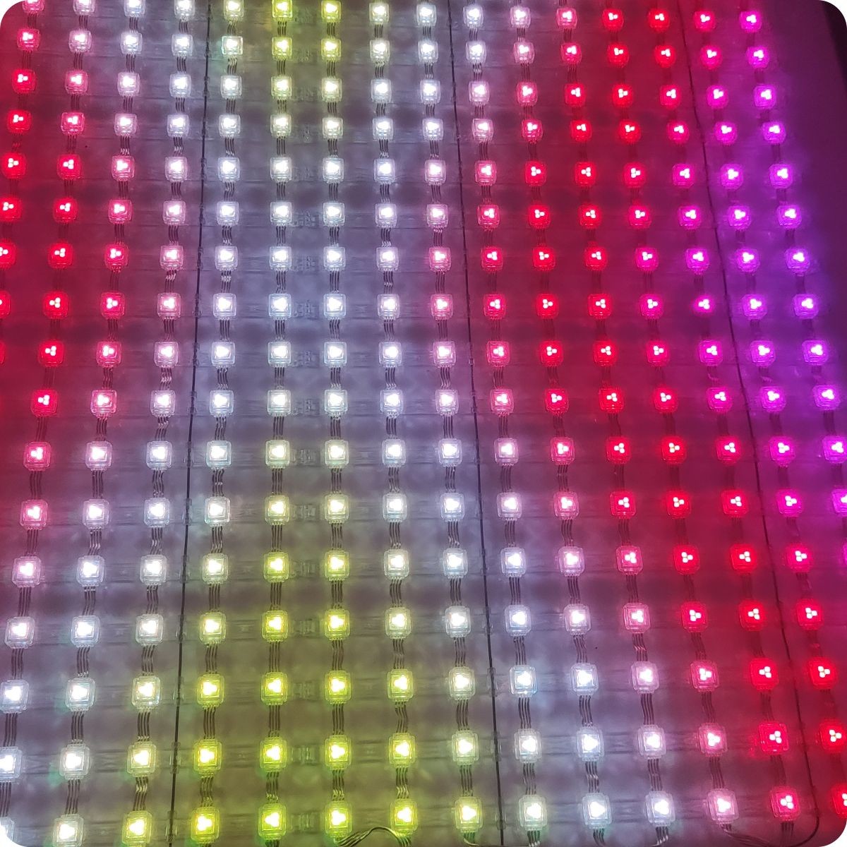 Развлекательное освещение LED Pixel Screen 30MM Pixel Dot DMX для медиафасада