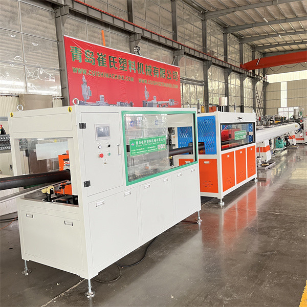 Stainless Steel Plastic Pipe Extrusion Machine PE PVC Pipe Extruder Line For Water Supply