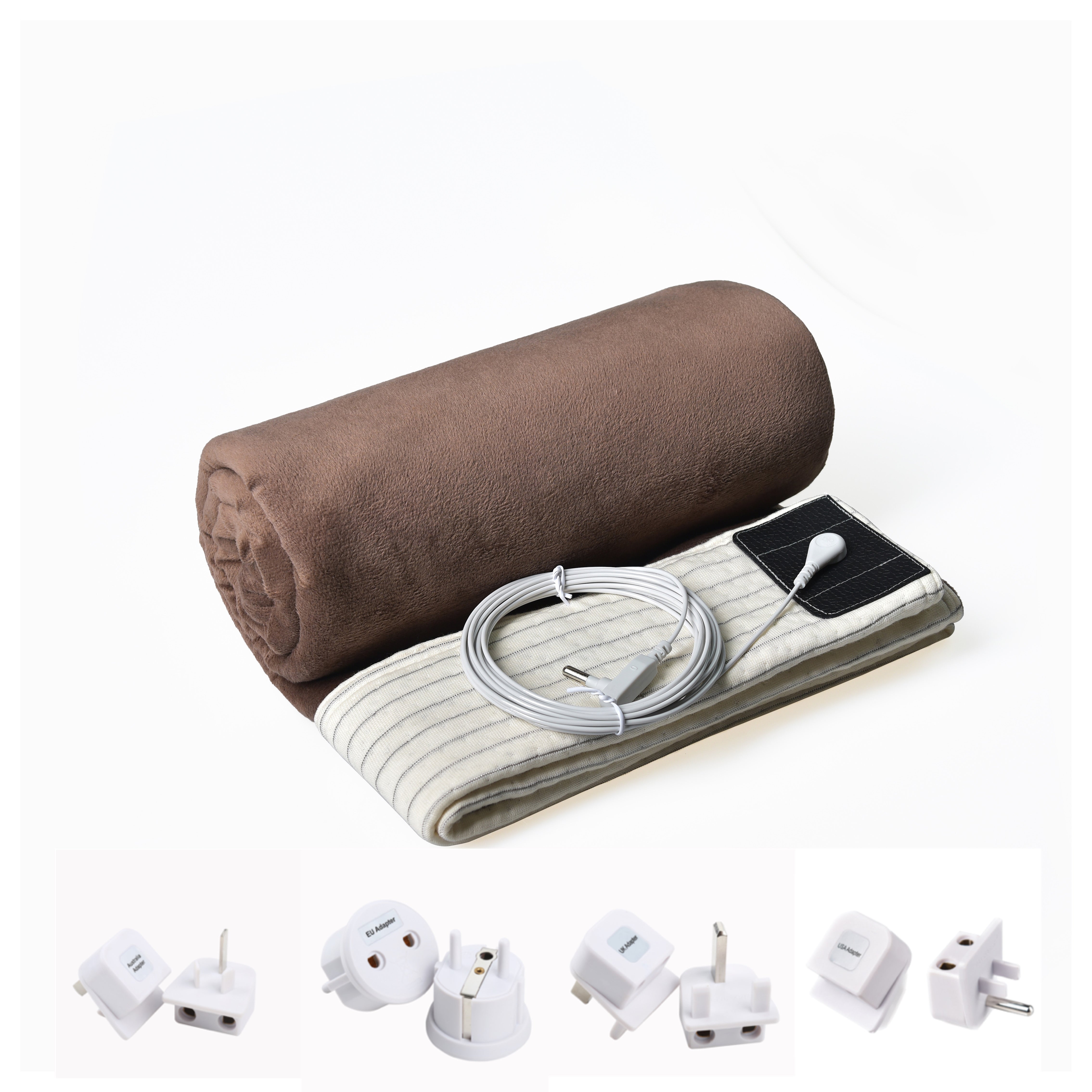 Manufacture Grounding Blanket Official Silver Fiber Earthing Organic Cotton Grounding Bed Cotton Conductive Function