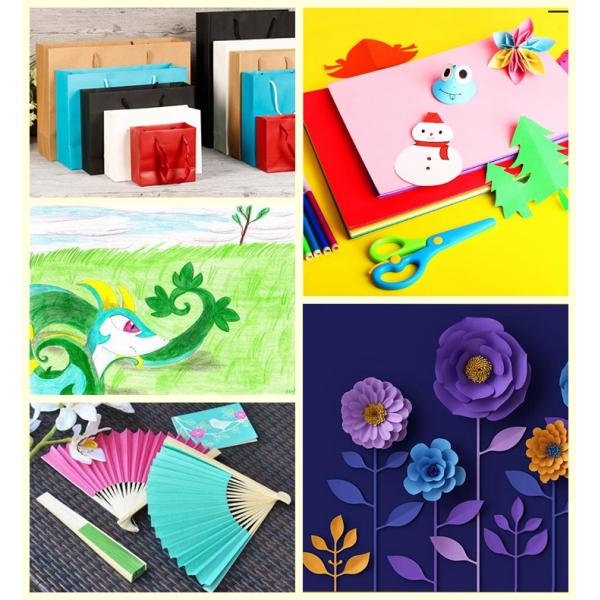 Uncoated White & Colored Paper 70gsm 80gsm Craft Color Copy Paper Непокрытая белая и цветная бумага 70 гг. 80 гг.