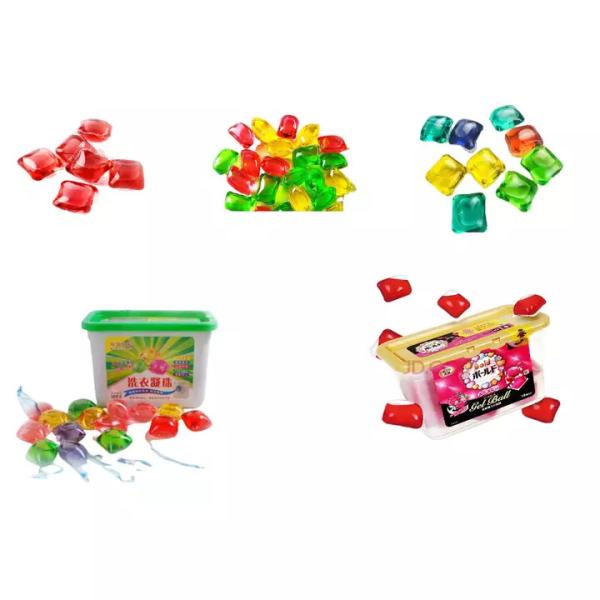 máquina de enchimento do detergente para a roupa de 15pcs 30pcs automática