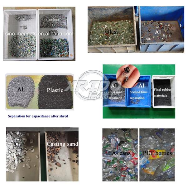 Eddy Current Separator Scrap Metal Non Ferrous Sorting Recycling Machines Nonferrous Metals Separation Machine