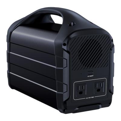 Custom Aluminum Shell Portable Camping Power Station 600W Emergency Energy Storage Device