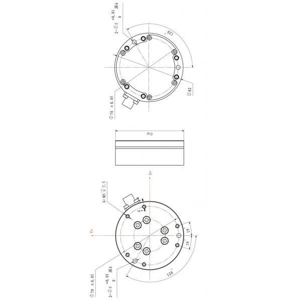 Usb Ethercat 6 ячеек загрузки датчика 30n силы оси веся систему