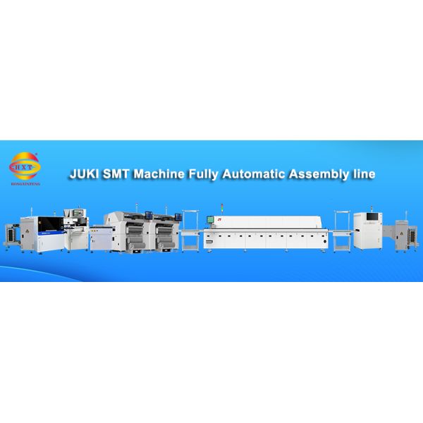 High Speed Electronics Production Full Automatic SMT Machinery JUKIRS-1R Pick and Place Machine PCB Assembly Machine