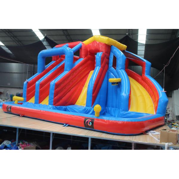 Water Slide N Soak Splash Park Most Popular Banzai Inflatable Allowable Passenger 5-10