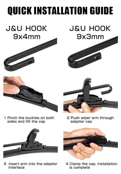 RZN180L JD lamine à essuie-glace en silicone pour pièces automobiles