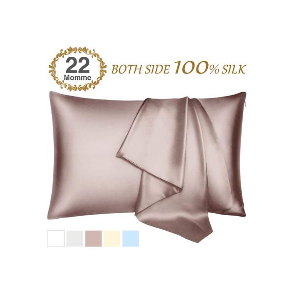 22mm 25mm Silk Pillowcase Gift Set With Gift Box Plain Dyed