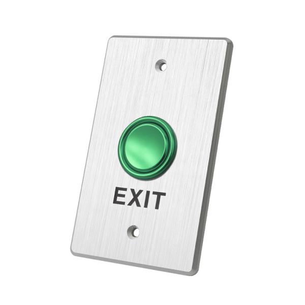 Low Voltage Panel Mount Momentary Push Button Switch Red / Green / Silver Optional