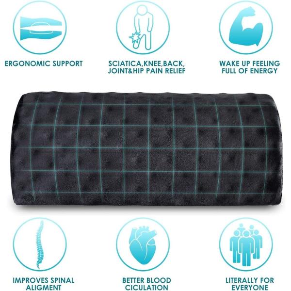 Take Your Camping Comfort to the Next Level with D-Shape Woven Foot Rest Cushion