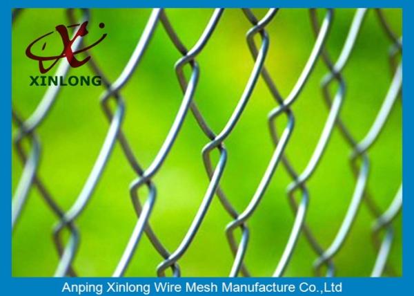 Farm Equipment Galvanized Steel Chain Link Fence 8 Foot Diamond Hole Shape