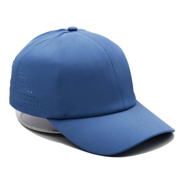 Wholesale Plain 6 Panel Lightweight Quick Dry Sports Baseball Cap Performance Laser Cut Hole Sport Dad Hat