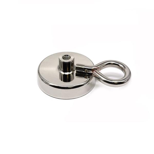 High Strength Neodymium Eyebolt Magnet Customization Pull Force