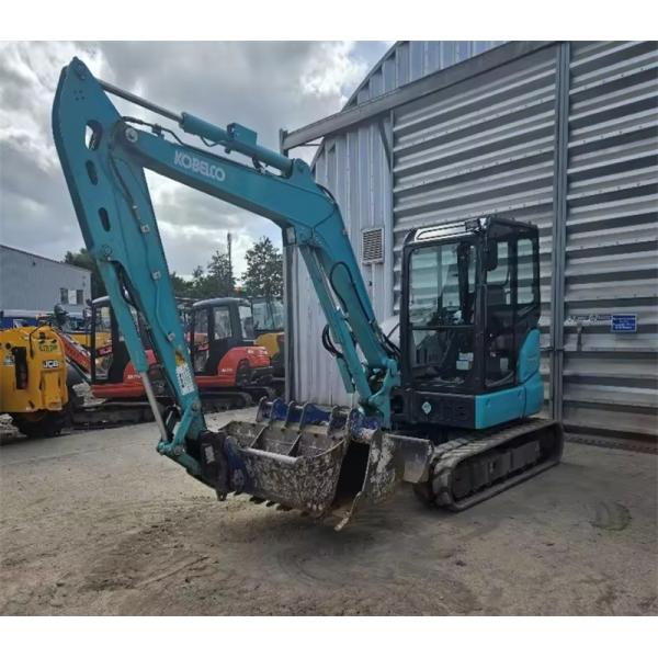 5260kg En buen estado Excavadora Kobelco de segunda mano con motor modelo Yanmar 4TNV88