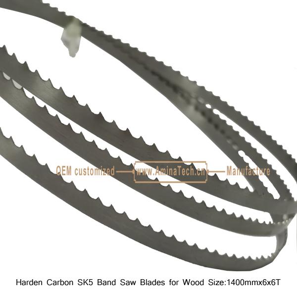 Carbon SK5 Band Saw Blade for Wood Size :1400mm x6x6T