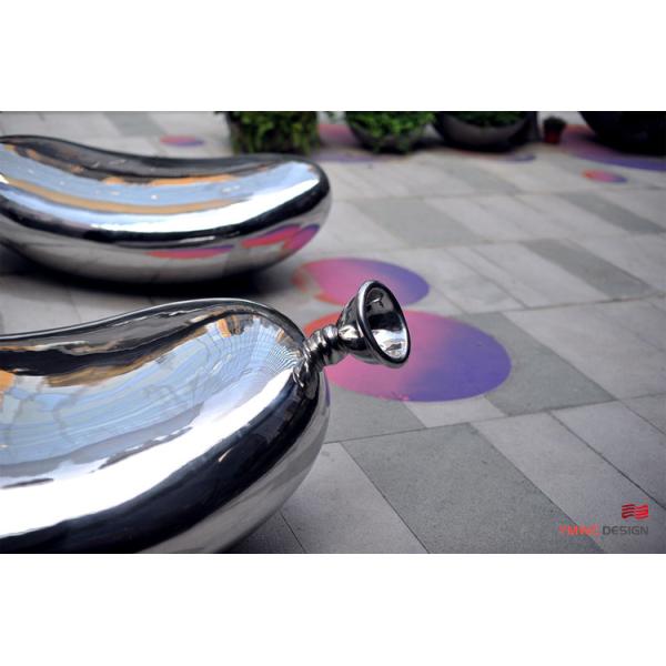 Hand-forged Stainless Steel Balloon Sculpture for Outdoor Decorative Art Installation