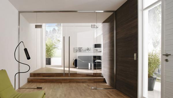 Full View Frameless Transparent Glass Partition Wall for Office, Home, Workshop