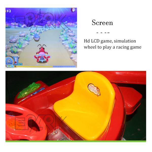 3D Fly Ship Commercial Plastic Kiddy Ride Machine
