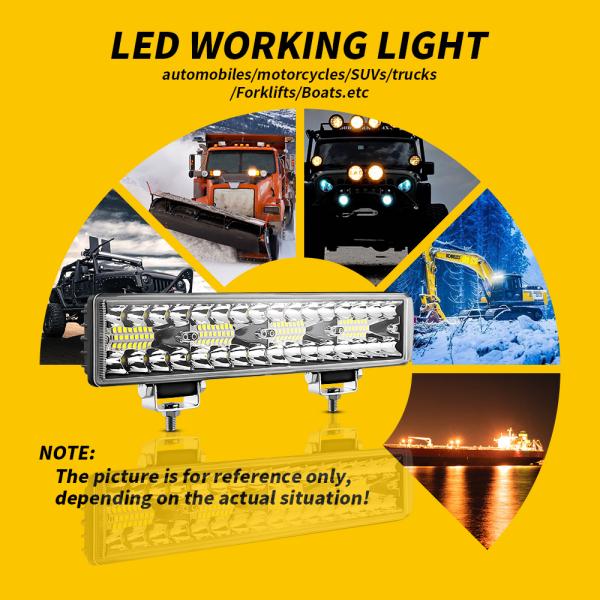 12 Inch  4x4 4WD 6500LM Waterproof LED Light Bar