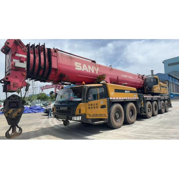 2018 Sany SAC3500C8-8 350 toneladas 70 metros Boom principal 140 toneladas contrapeso 78 metros Torre Condición con motor Mercedes-Benz Super ascensor