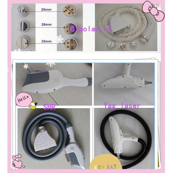 Beauty Salon SHR Hair Removal Machine For skin rejuvenation / Tattoo Removal