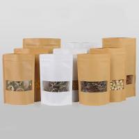 Calor - fechamento do zíper dos malotes do alimento do papel de embalagem da selagem BOPP Brown com válvula