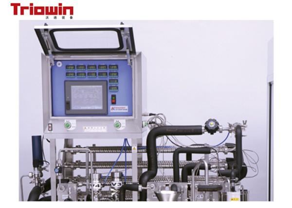 PT-20T Tube Sterilizer Food Pilot Plant Particulates Fruit Juices With Cells