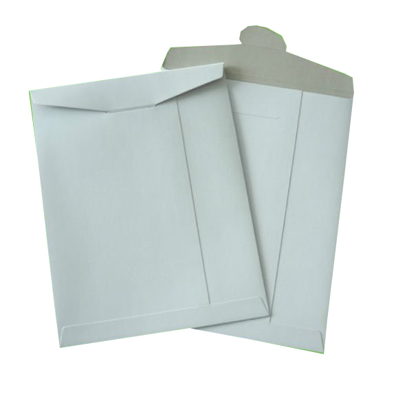 4mil Thick Tuck-flap Mailers in White for Professional Document Packaging and Shipping
