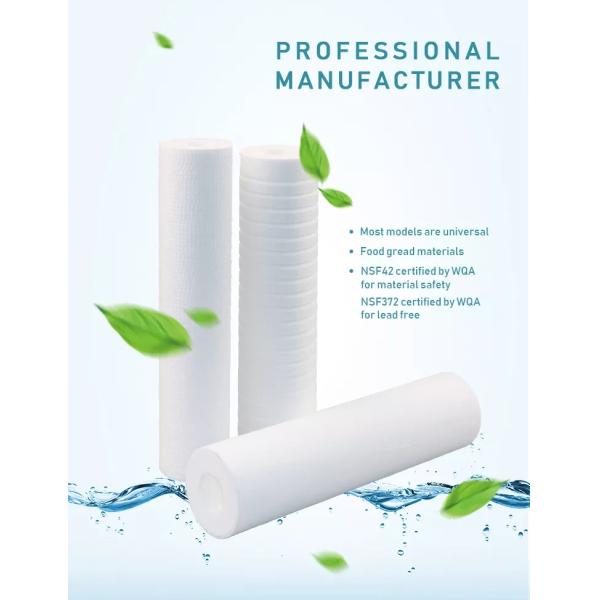 Домашние предварительные фильтрационные фильтрующие элементы с функцией удаления бактерий