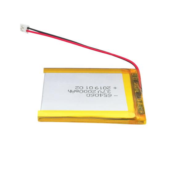 Lipo 3,7 перезаряжаемые батареи лития v 2000mah 654060 500 раз
