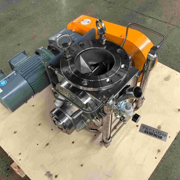 Plastic Granule Pneumatic Conveying Anti Shear Stainless Steel Rotary Valve Airlock